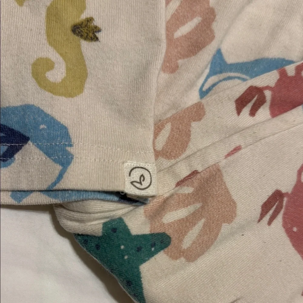 Carters little planet sea life beach Pajama Set - Multicolor